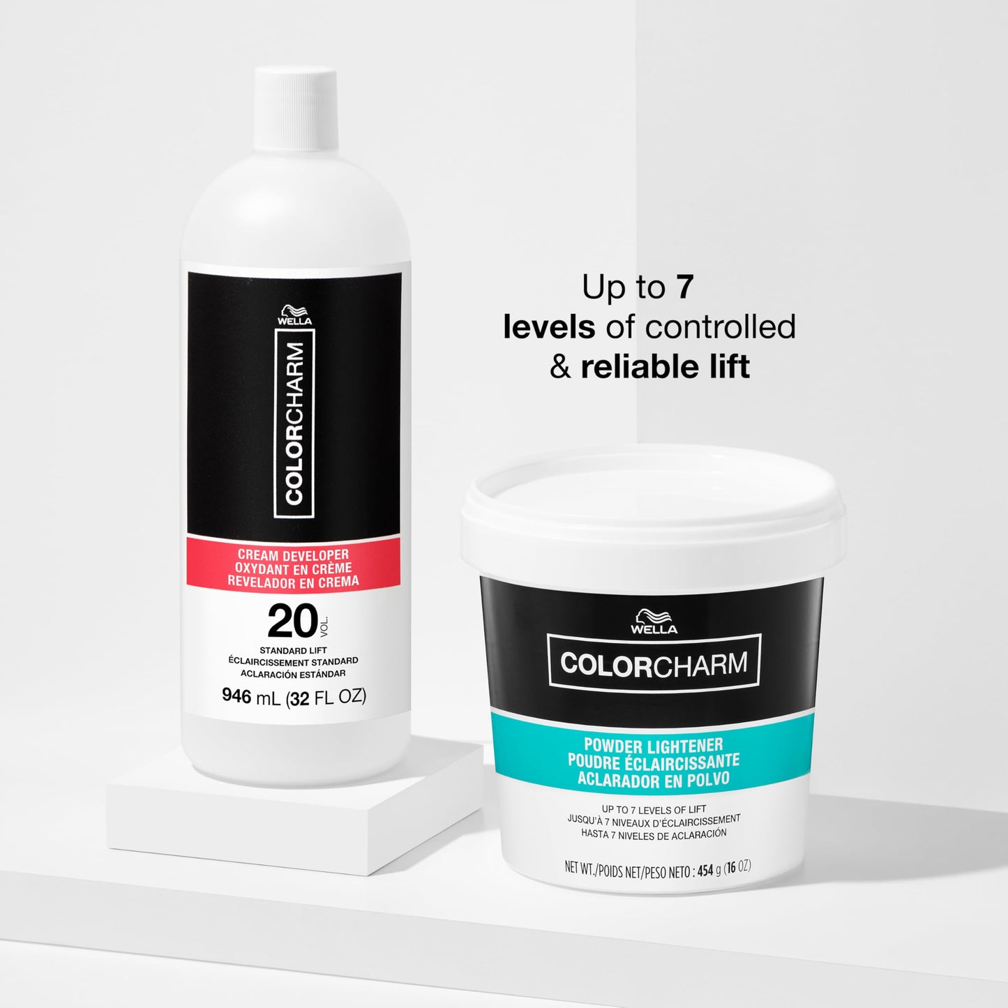 COLORCHARM Cream Hair Color Developer | 10 Volume | For Optimal Gray Blending and Rich Multi-Dimensional End Results | 15.4 oz