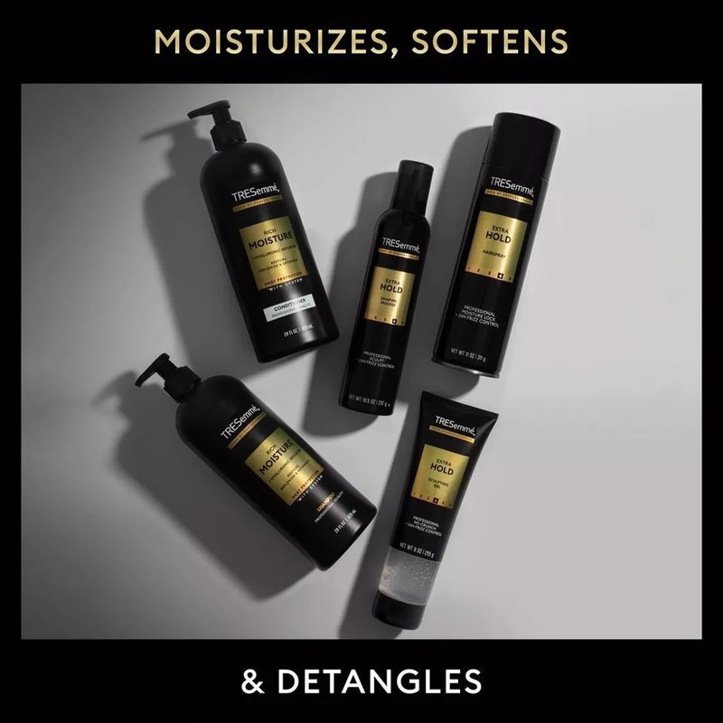 TRESemmé Shaping Mousse, Extra Hold 6-Pack – Alcohol-Free, Non-Drying Hair Mousse for Sculpting, 24H Frizz Control, 6.5 Oz Ea