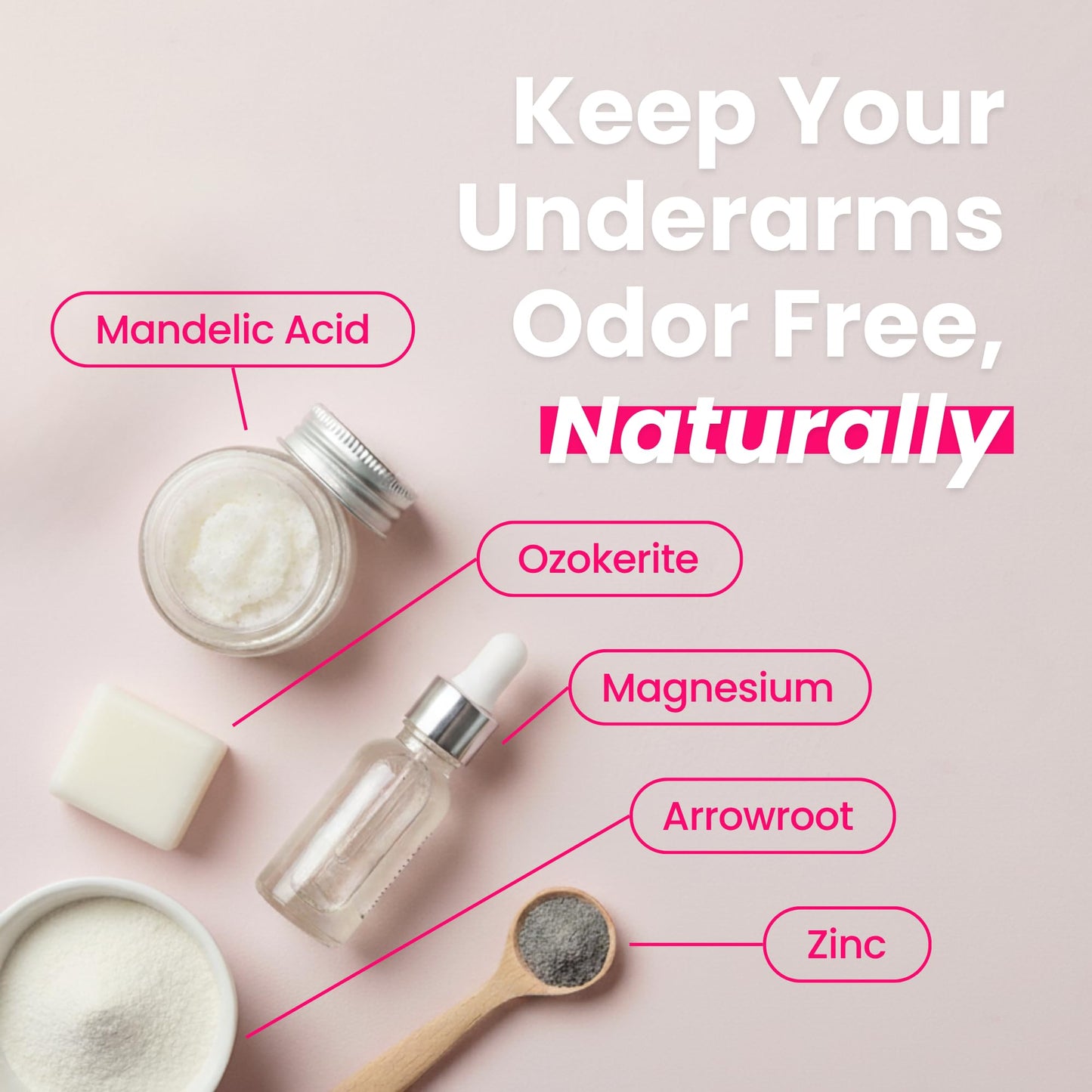 Super Fresh Aluminum Free Deodorant Stick for Women, Non Toxic Coconut and Vanilla Whole Body Odor Control, Skin Safe, 2 Pack