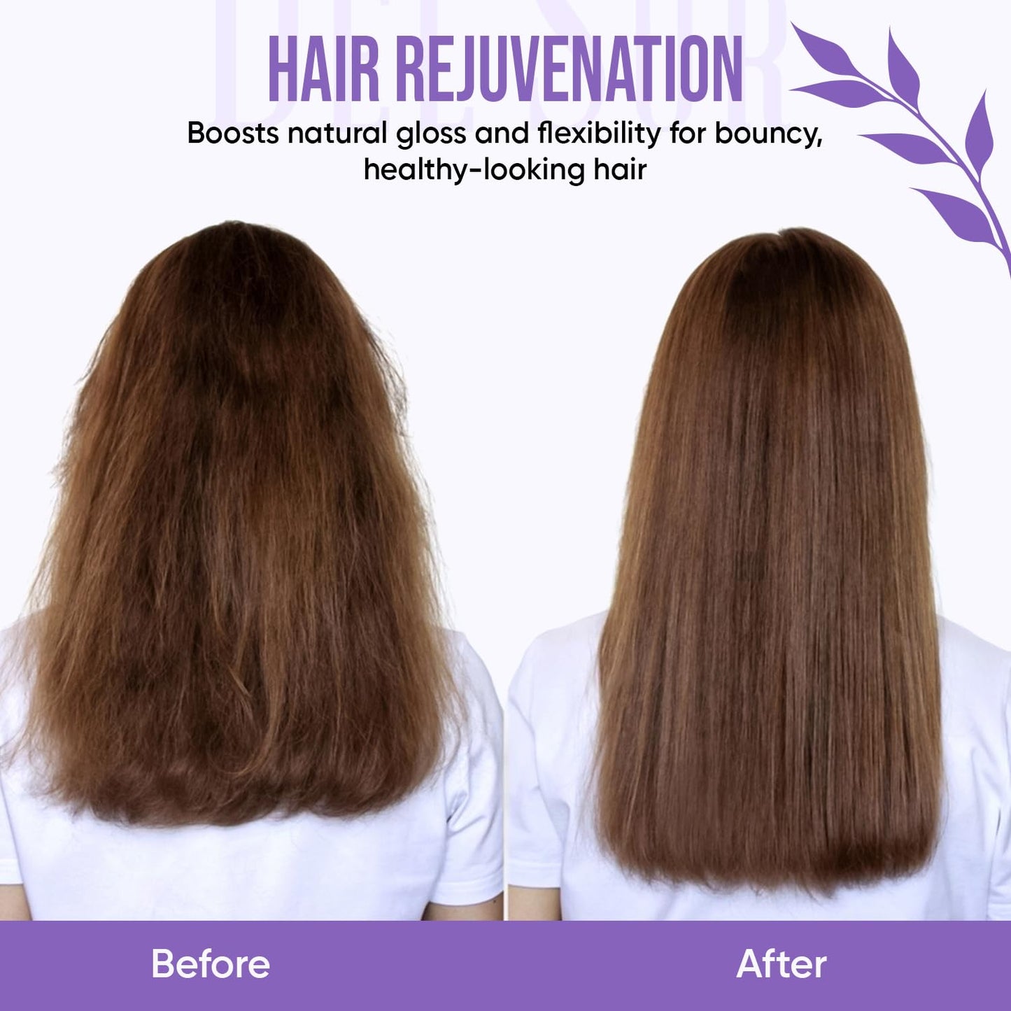 DEL SUR Hair Repair Shampoo and Conditioner Set | 16 fl oz Each | with Camellia Japonica, Amino Acids, Biotin & Argan Oil | Moisturizing Strength & Damage Repair for Dry, Damaged Hair