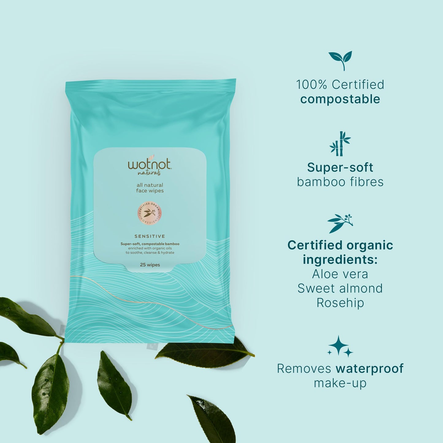 Wotnot Naturals Facial Wipes