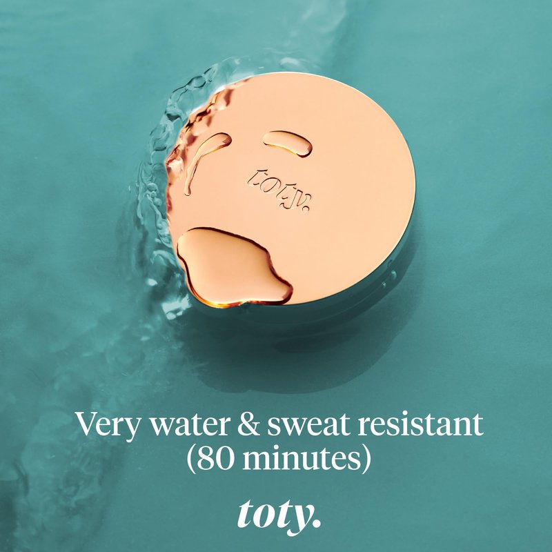 Toty by Sofia Vergara - Ilumina CC Creamy Compact SPF 50+ Mineral Broad Spectrum Sunscreen for Face - Tinted Blurring Balm SPF- Matte, Light Coverage - Water & Sweat Resistant - All Skin Types - 3N