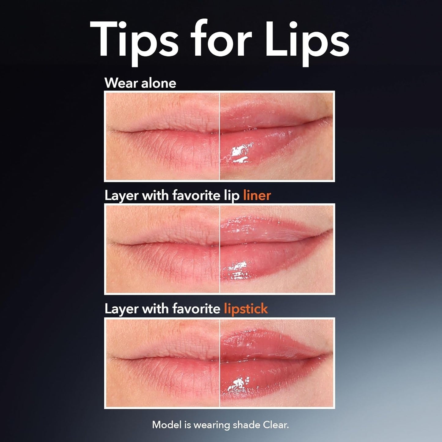 Dr Dennis Gross Plump + Repair Tinted Lip Treatment - Hyaluronic Acid & Peptides for Moisture Barrier | Clear, 4 mL