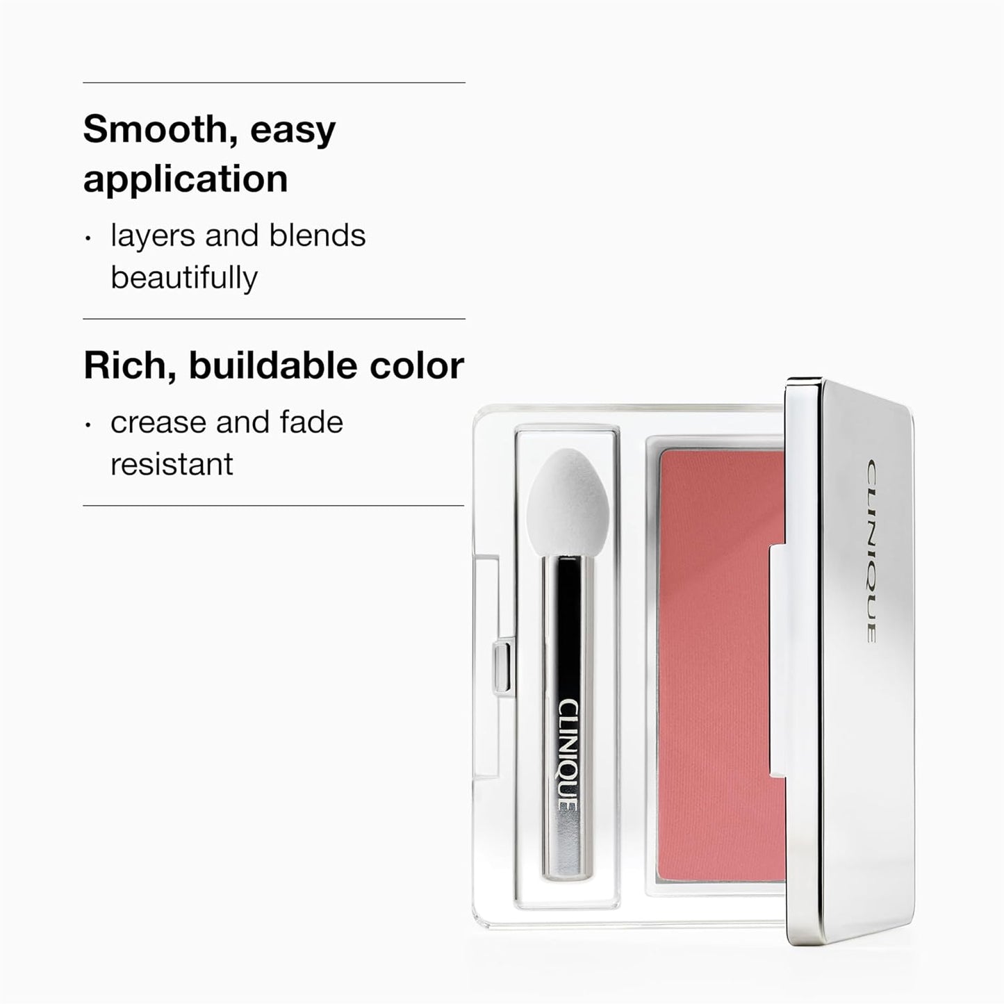 Clinique All About Shadow Single Eye Shadow - Hypoallergenic Formula for Sensitive Eyes