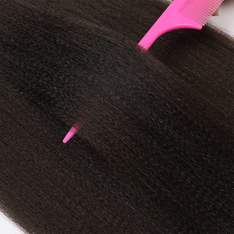 Pre-Stretched Braiding Hair - 20'' Synthetic Crochet Braids | Soft Yaki Straight Texture, 8 Packs, #4 Color