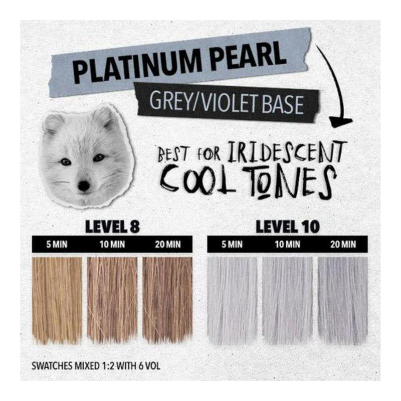 Pulp Riot High-Speed Toner - Platinum Pearl 3 oz | Vibrant Hair Color Solution