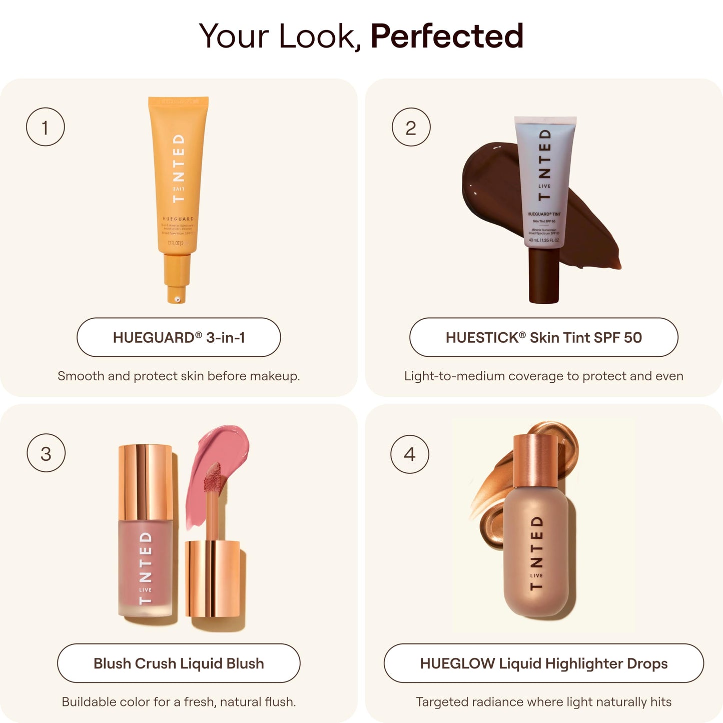 Live Tinted Hueglow Liquid Highlighter Drops - Lightweight Serum-Infused Highlighter, Non-Greasy Formula for Natural Radiance and Advanced Hydration, Golden Hour, 0.46fl oz/ 13.5mL