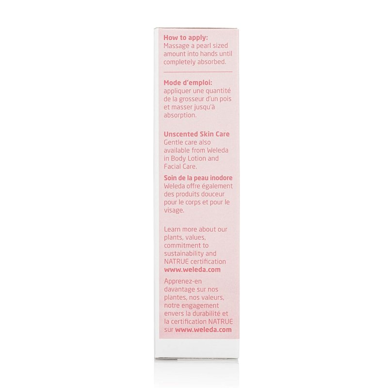Weleda Unscented Hand Cream - Plant-Rich Moisturizer with Jojoba, Borage & Coconut Oils | 1.7 Fl Oz