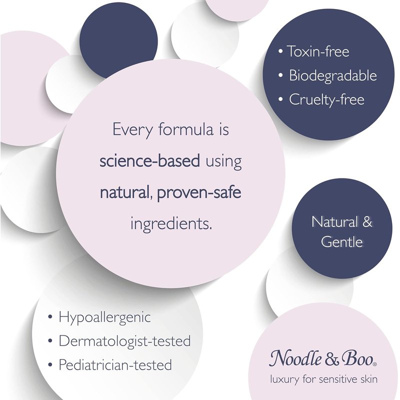 Noodle & Boo Fragrance-Free Baby Body Wash - Soothing Formula for Eczema Relief | 16 fl. oz.