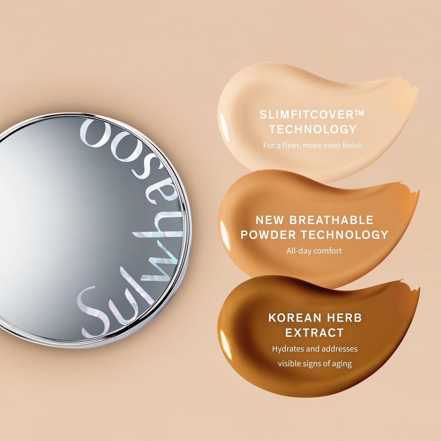 Sulwhasoo Perfecting Cushion SPF 46 | Evens Skin Tone & Blurs Imperfections | Enhance Natural Radiance | Semi-Matte Finish | Korean Herb Extract | Korean Makeup, 21 Beige