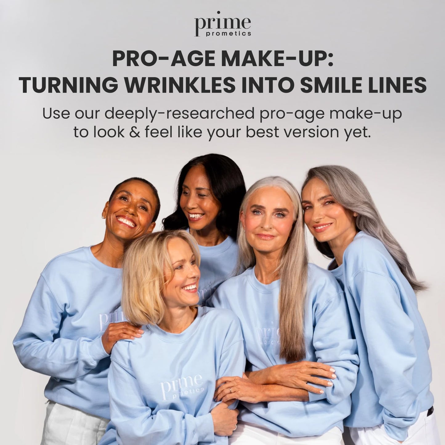 Prime Prometics PrimeLash Mascara for Older Women – Volumizing, Incredible Length in 2 Coats – Long-Stay, Zero Clumps, Hypoallergenic (Blue)