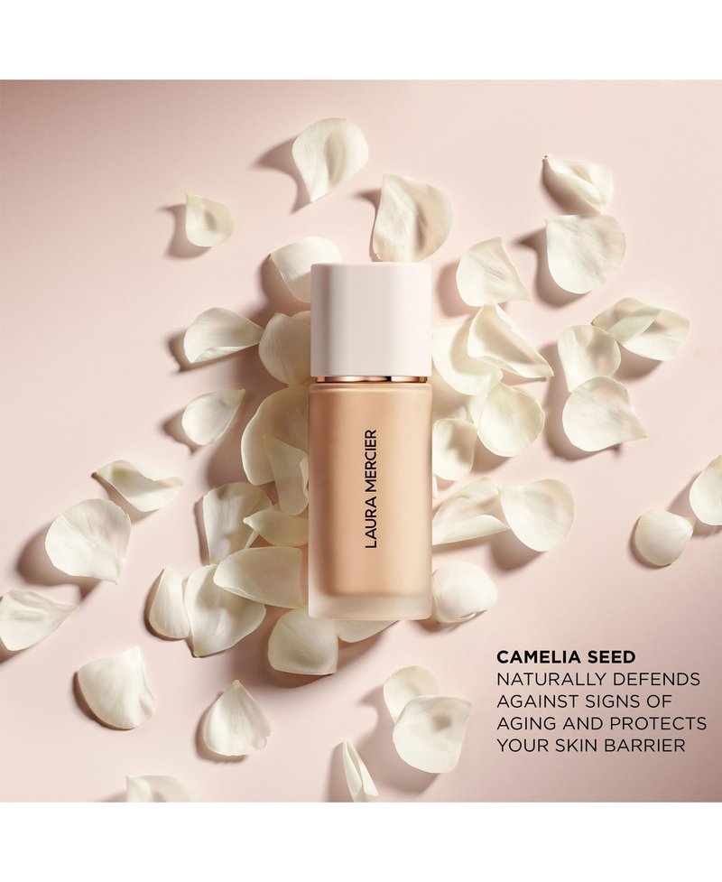 Laura Mercier Real Flawless Weightless Perfecting Waterproof Liquid Foundation: Medium-Buildable Coverage, 12 HR Fade-Proof Wear, Natural Finish, Hydrating, Long Lasting, Non-Comedogenic, Silk
