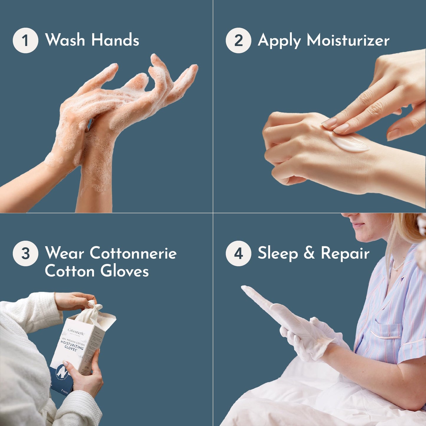 7 Pairs Cottonnerie Cotton Gloves for Dry Hands Sleeping, Moisturizing Gloves Overnight, Hand Moisturizer Gloves, Moisture Gloves for Dry Hands Overnight, Sleeping Eczema Gloves, Kids,Pink