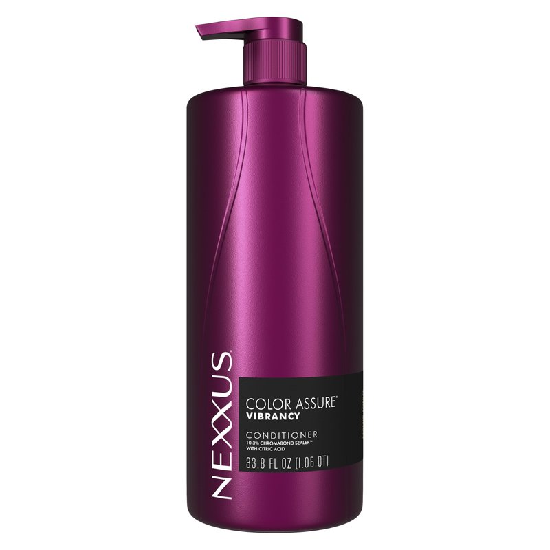 Nexxus Color Assure Conditioner for Vibrancy for Color Treated Hair Powered by Chromabond Sealer with Citric Acid 33.8 oz