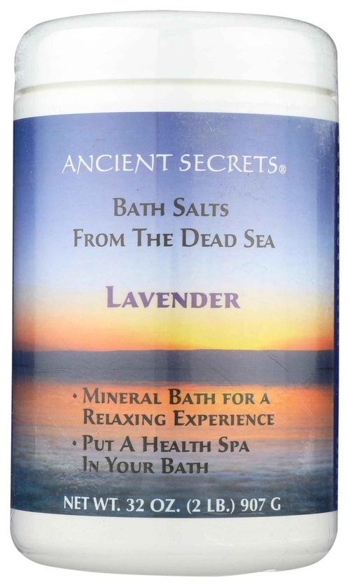 Ancient Secrets Aromatherapy Dead Sea Mineral Baths Lavender - 2 lbs