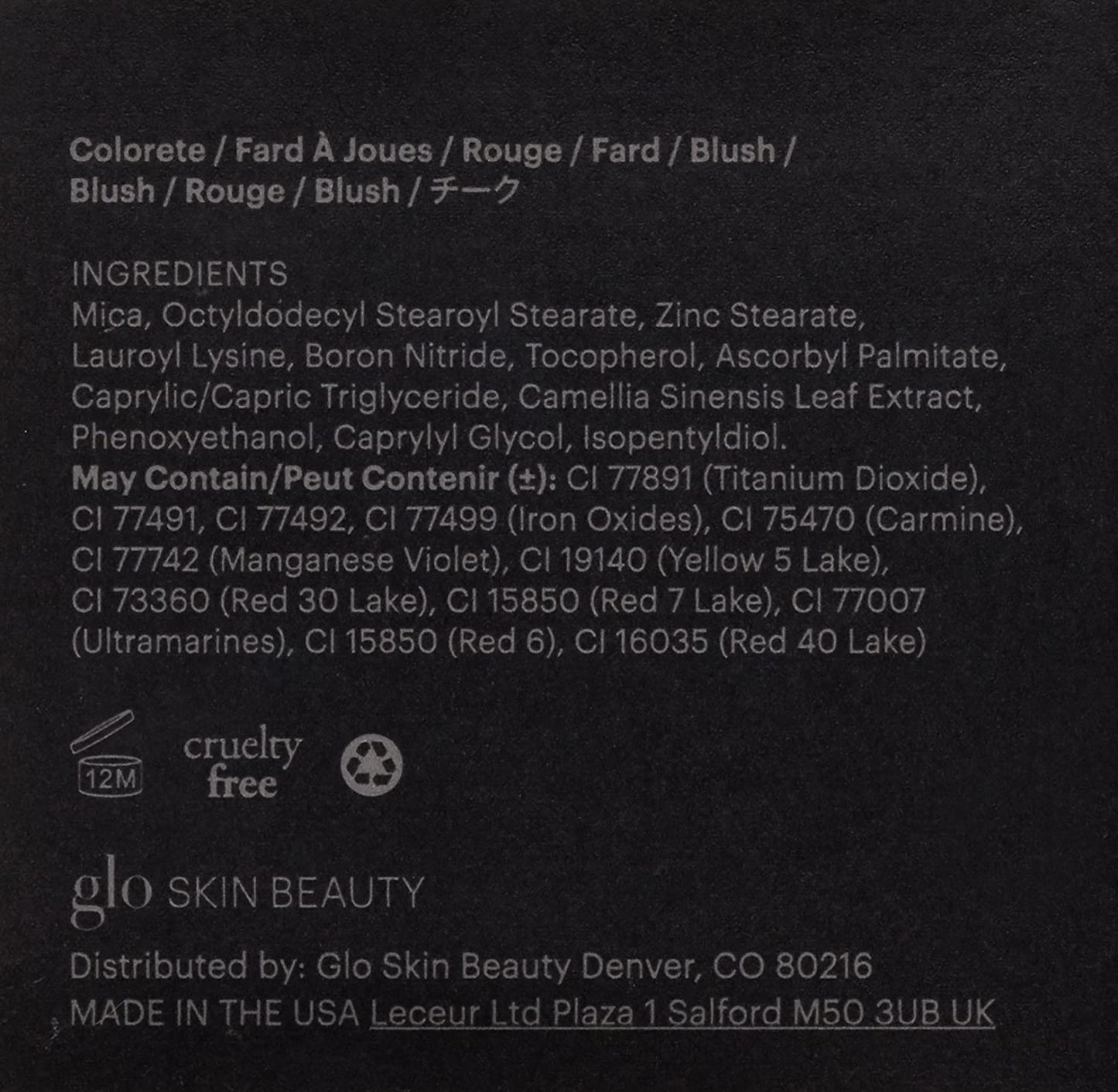 Glo Skin Beauty Blush (Melody) - Pressed Powder Blush for Cheeks, High Pigment Mineral Face Makeup Creates a Natural, Healthy Glow