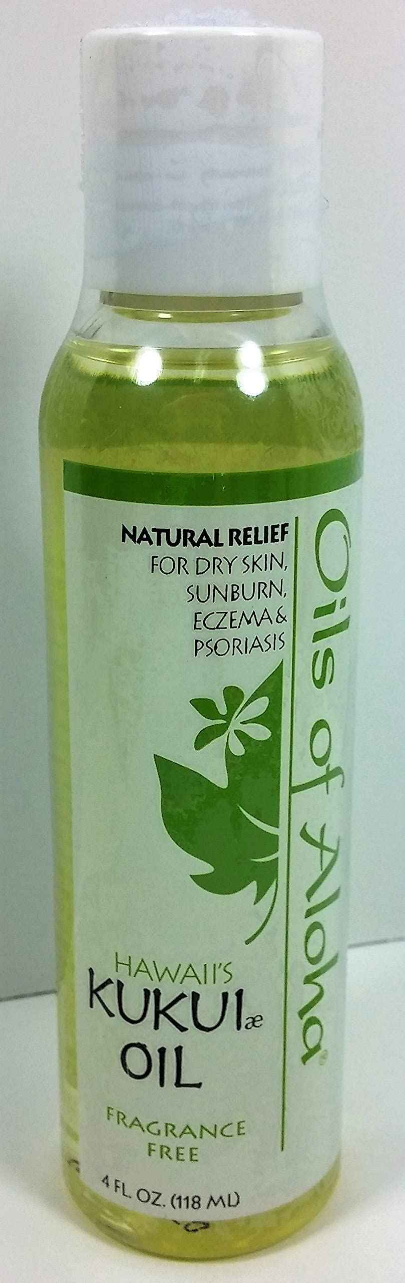 Oils of Aloha Hawaii Kukui Oil No Fragrance 4 Fluid Ounce