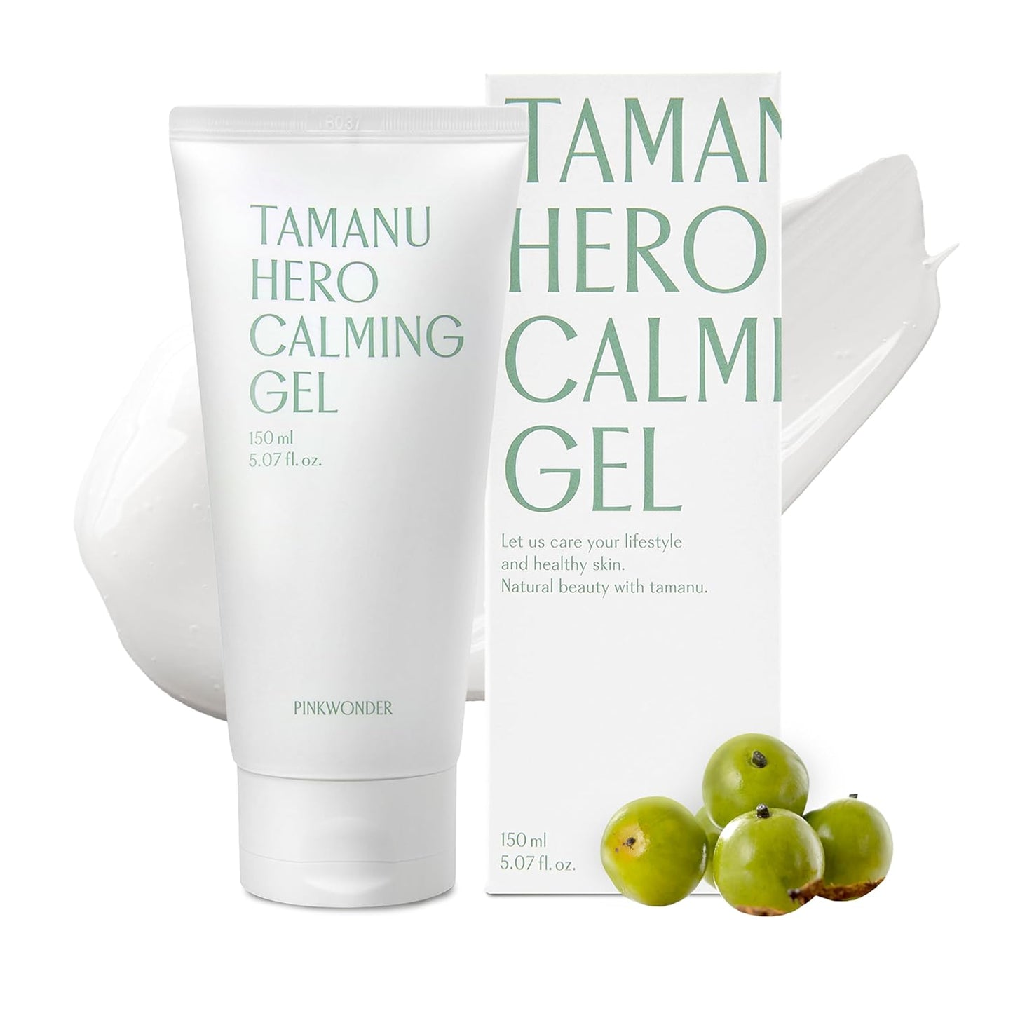 Tamanu Hero Calming Gel - Organic Cooling Relief for Skin & Sunburn | 5.07oz (150ml)