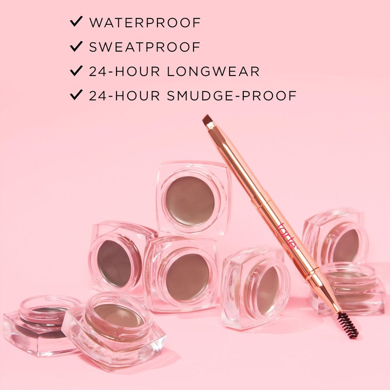 tarte big ego frameworker brow pomade – Creamy Pigmented Eyebrow Gel to Sculpt & Fill with Waterproof, Smudgeproof, Sweatproof Longwear Formula, Vegan & Cruelty-Free, full size, ash blonde