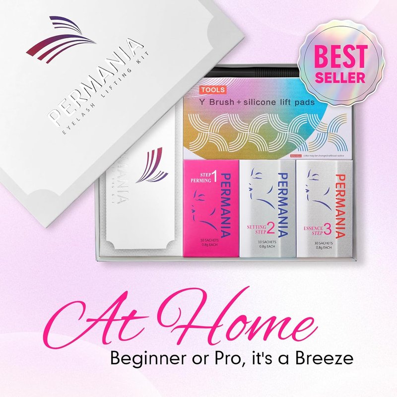 Lash Lift Kit - DIY Eyelash Perming System for Fast 5-Minute Lifts | Lasts 6 Weeks (30 Pcs)