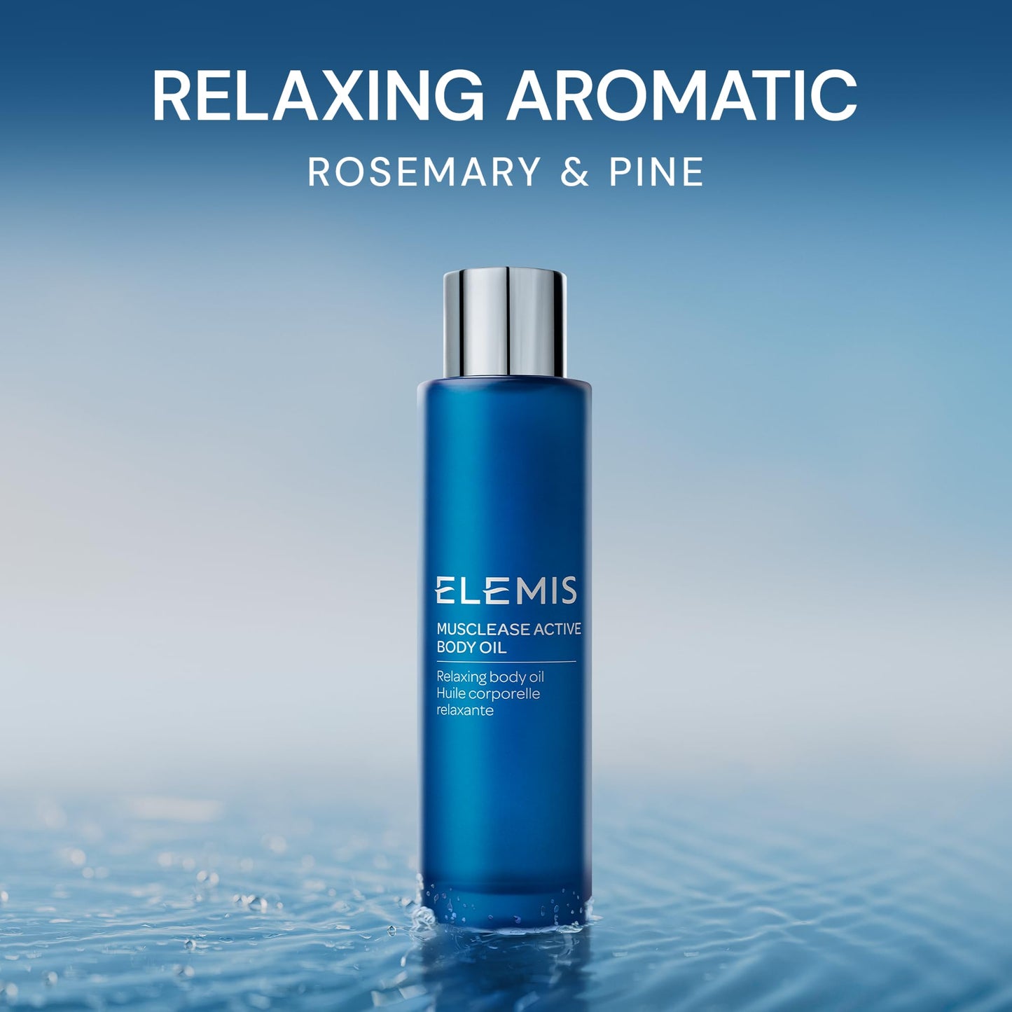 ELEMIS Active Body Concentrate Musclease 100ml, Revitalizing Massage Oil for Tired, Aching Muscles