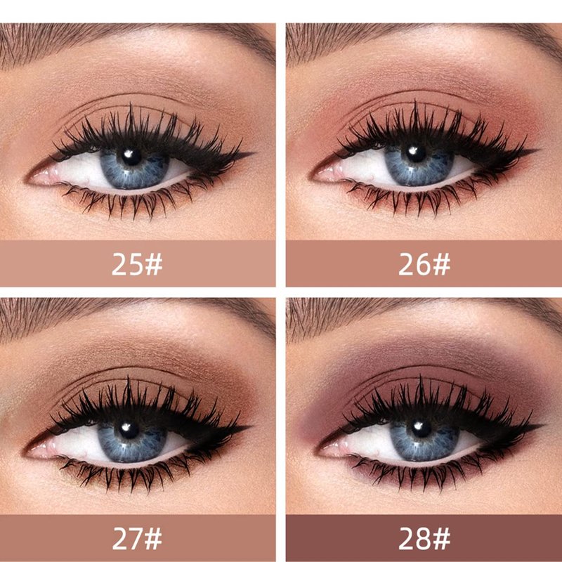 MAEPEOR Matte Liquid Eyeshadow - 8 Neutral Nude Colors, Smooth Creamy Finish, Waterproof, Long Lasting