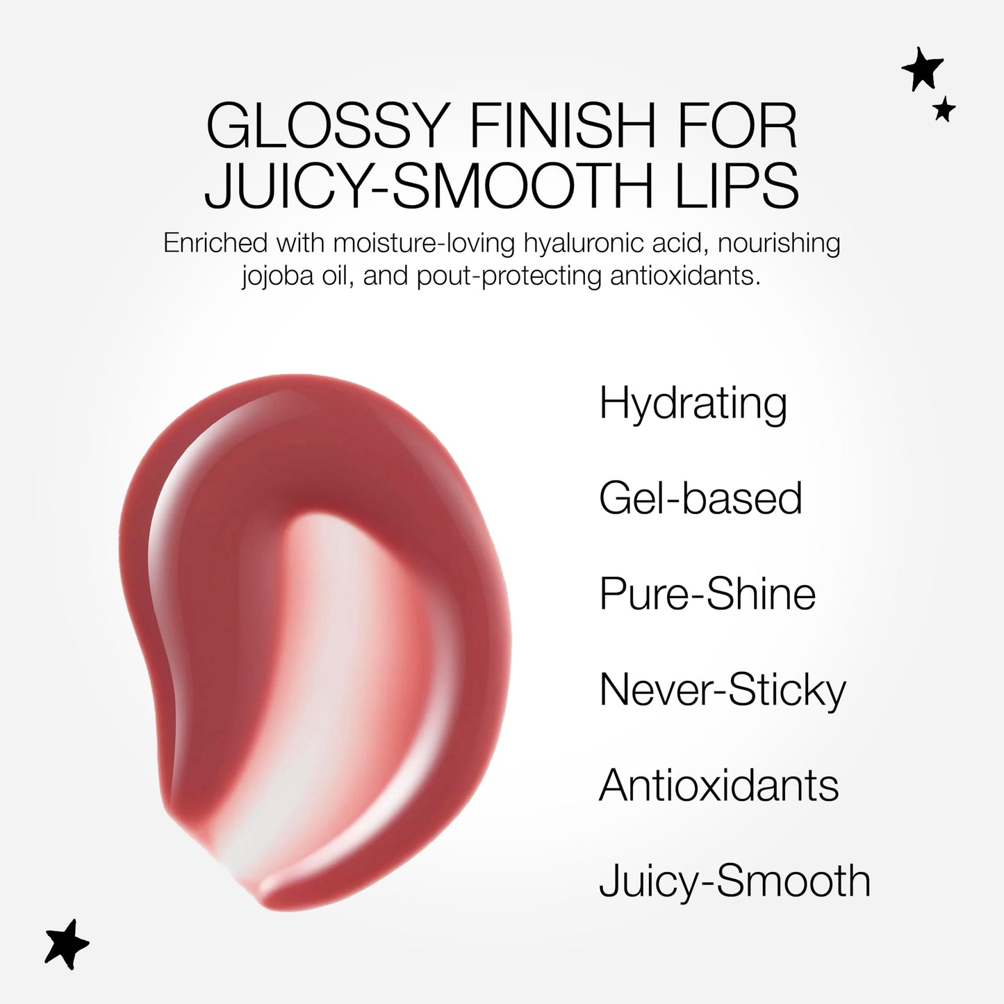 stila Heaven's Dew Gel Lip Oil Hydrating Gloss-Oil Hybrid with Jojoba, Hyaluronic Acid & Antioxidants High-Shine, Non-Sticky Nourishing Finish with Large Applicator