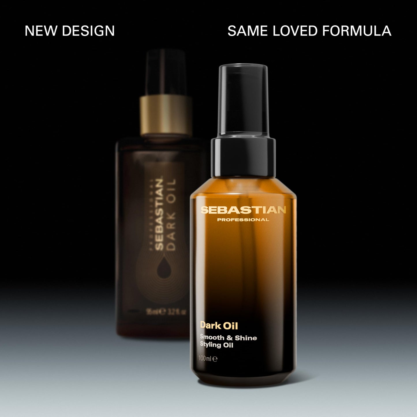 Sebastian Professional Dark Oil Smooth and Shine Styling Oil | Infused with Sandalwood, Cedarwood, & Argan Oils | Travel Size, 1 fl oz | Packaging May Vary