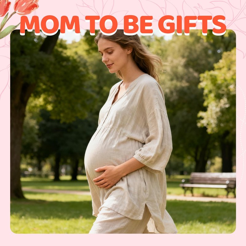 HAPPYPOP Mom to Be Gifts - Pregnancy Socks for Expecting Mothers on Valentine's and Mother's Day, Labor and Delivery Socks