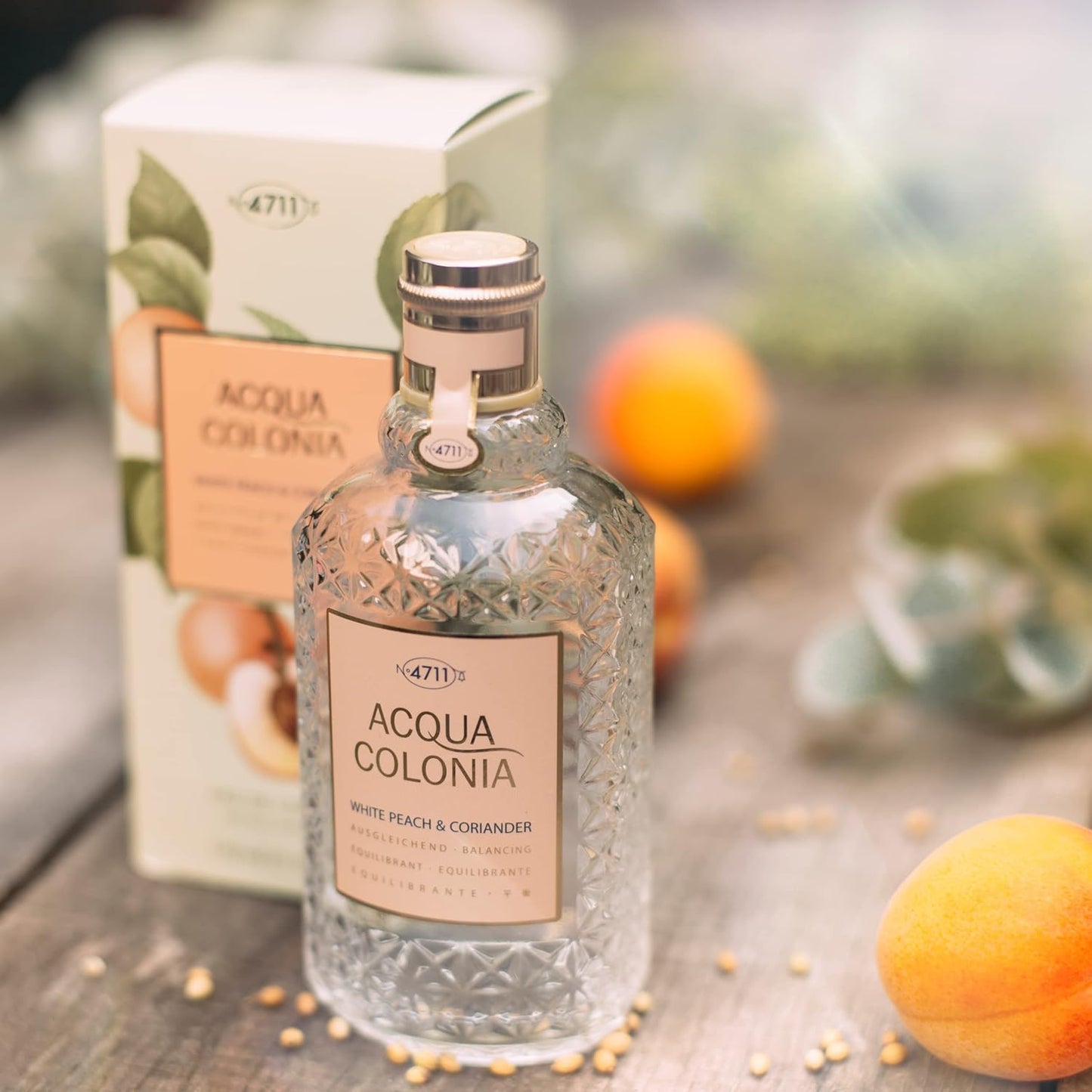 4711 Acqua Colonia White Peach & Coriander Unisex EDC Spray - 3.4 oz Fragrance