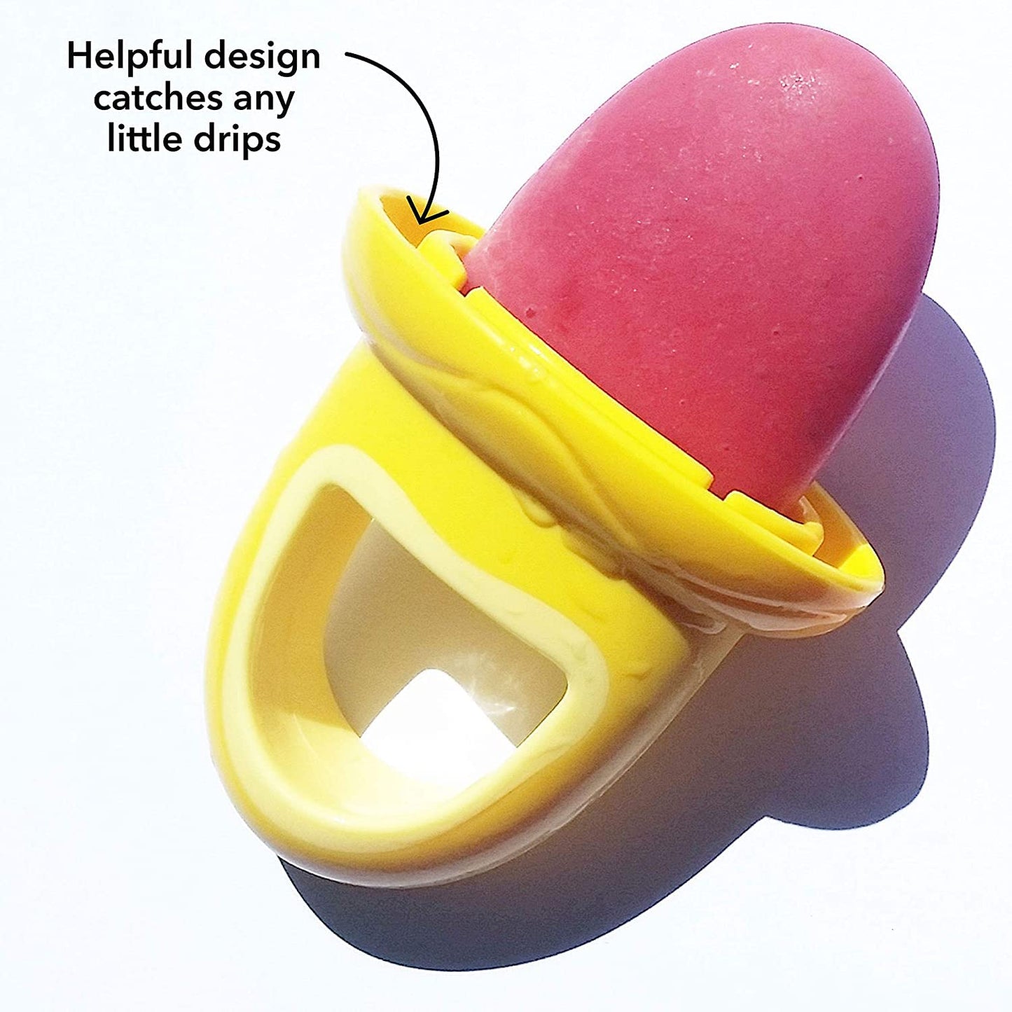 Nuby Popsicles Molds 1 Pack 4 Handle - Garden Fresh Fruitsicle Frozen Pop Tray - Multicolored Popsicle Molds For Kids, Baby Essentials