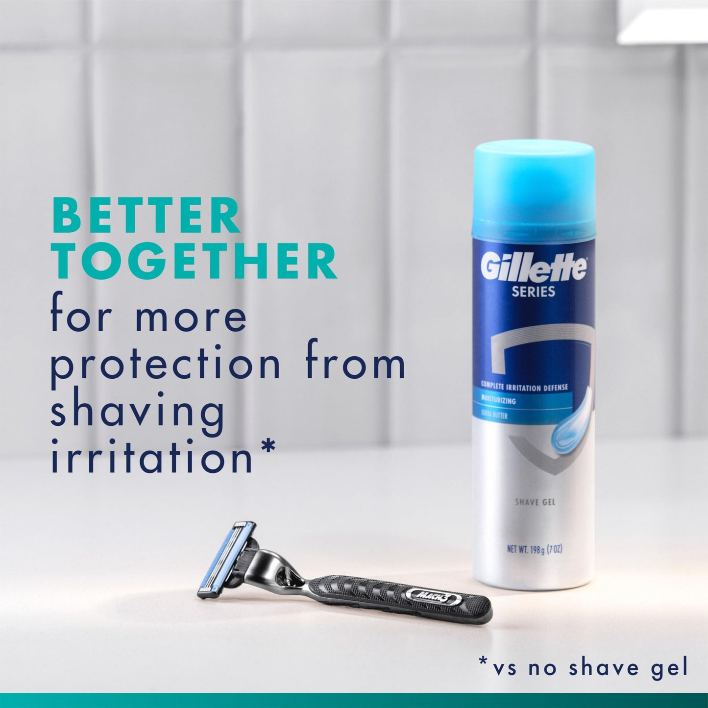 Gillette Mach3 Shaving Razor for Men, 1 Razor Gillette 3-Blade Handle for Men’s Grooming, 10 Razor Blade Refills, Lubrication Strip