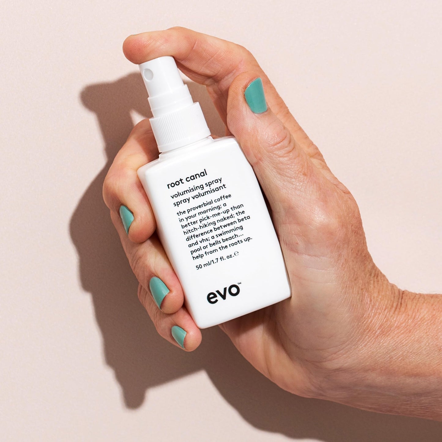 EVO Root Canal Volumizing Styling Spray for Fine Hair - Adds Body, Texture & Shine - 1.7 fl oz, Travel Size