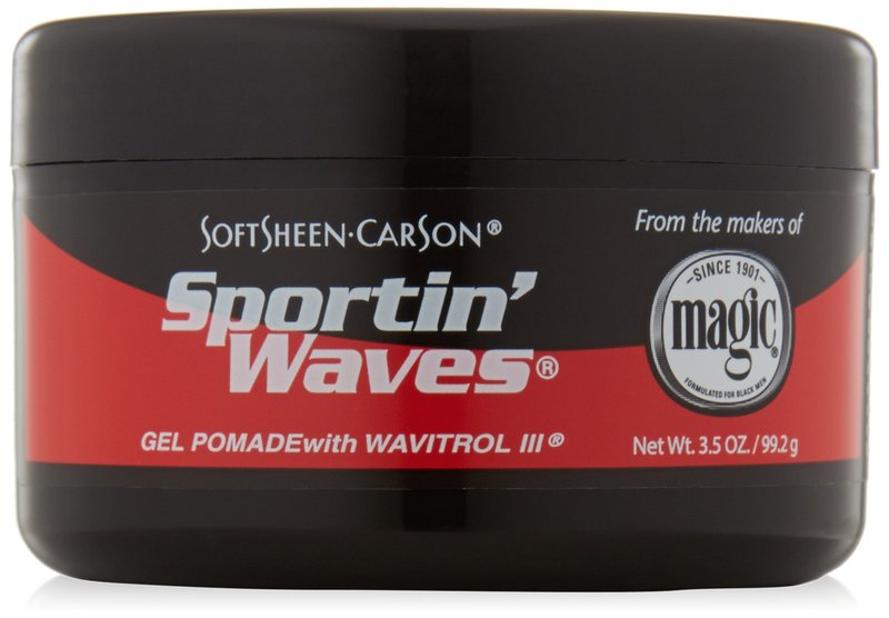SoftSheen-Carson Sportin' Waves Gel Pomade with Wavitrol III, 3.5 oz