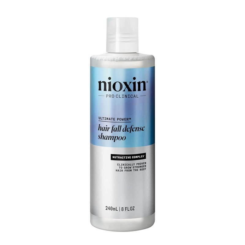 Nioxin Hair Fall Defense Shampoo - Activates Hair Follicles | Reduces Hair Loss with Lauric Acid & Caffeine