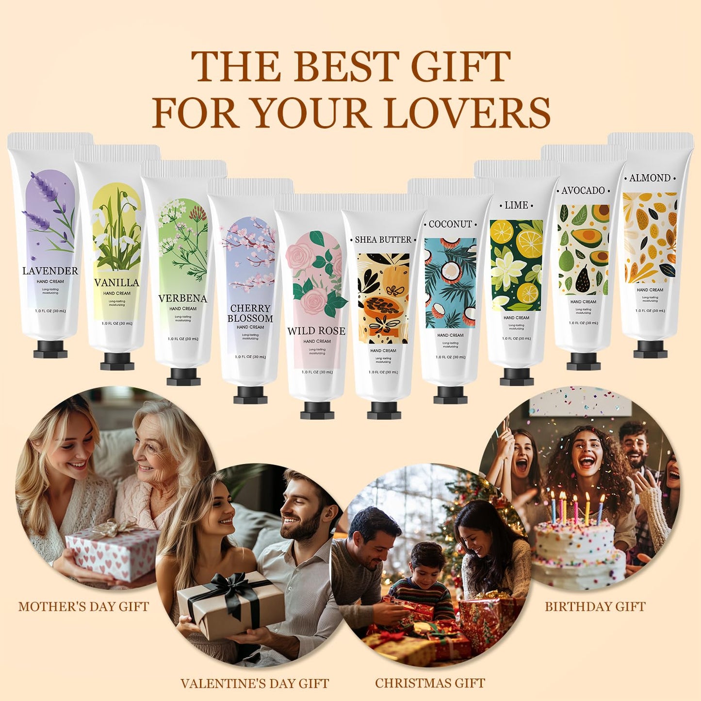 BODY & EARTH 30 Pack Hand Cream Lotion Bulk Mini Hand Lotion Hand Cream for Women Bridesmaid Gifts Small Gifts for Women Mothers Day Gift Bachelor Party Favors
