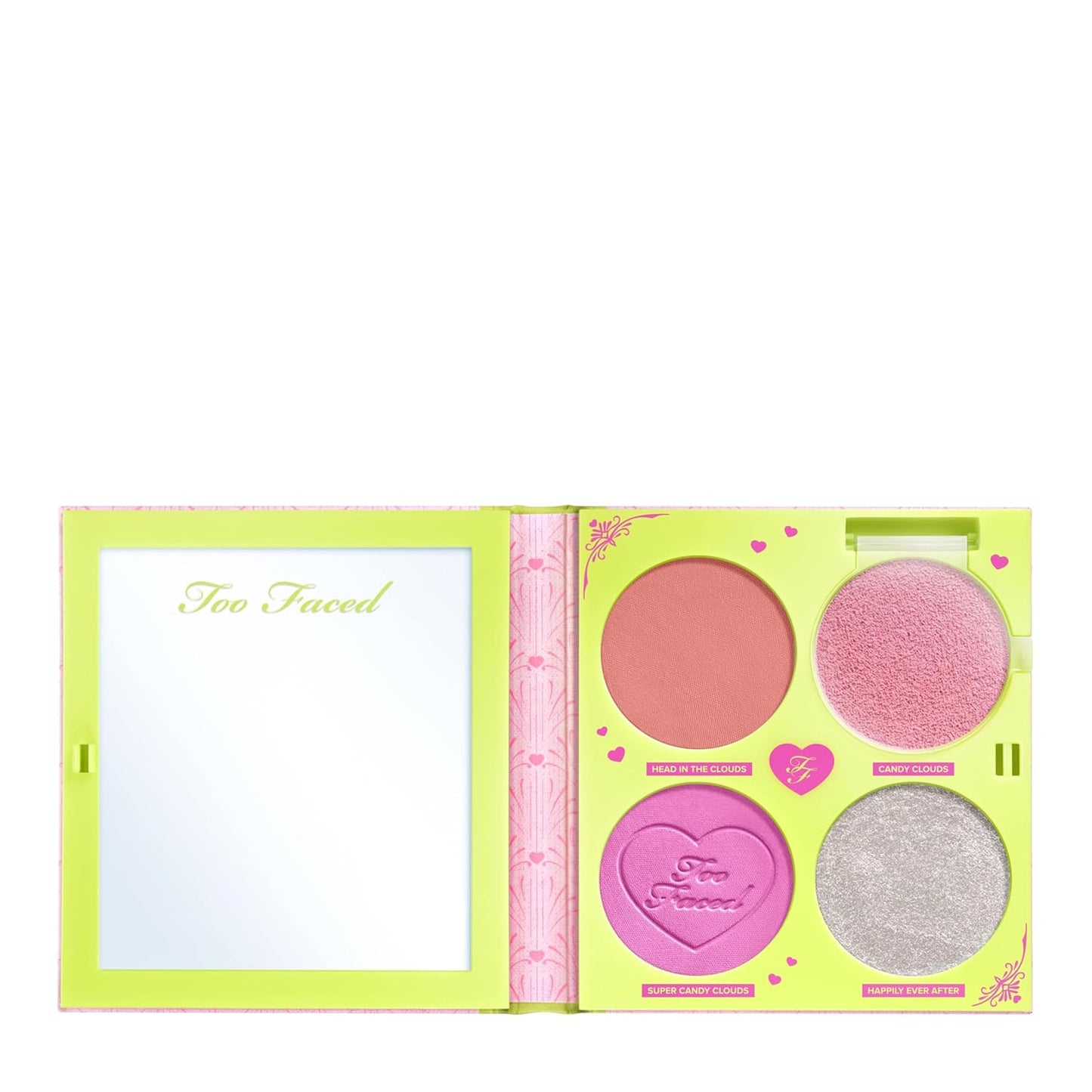 Too Faced Blush & Highlighter Set - Moon Crush Highlighter + Cloud Blush Palette Gift Set