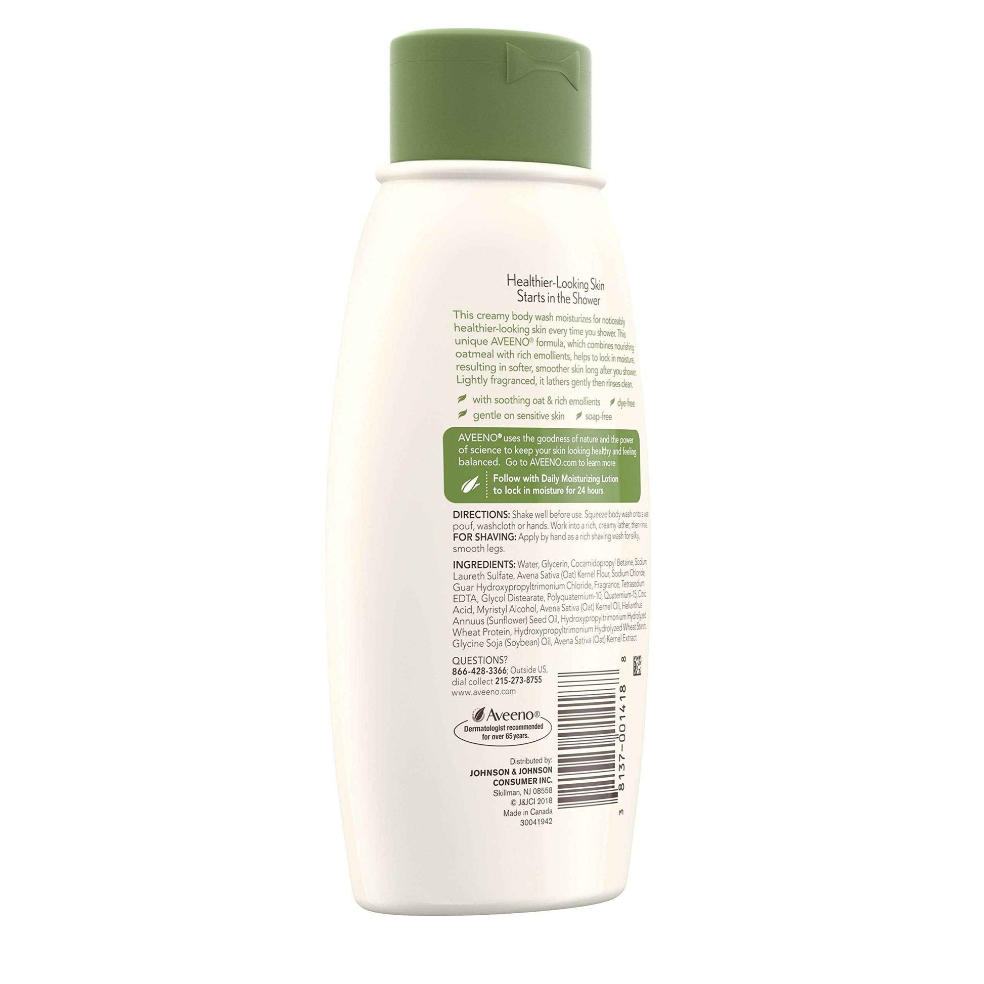 Aveeno Daily Moisturizing Body Wash, 12 Fl Oz