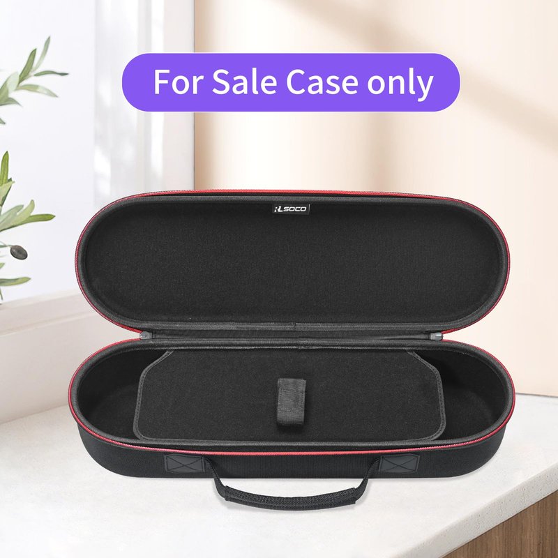 RLSOCO Travel Case for Dyson Airstrait Straightener/Corrale Hair Straightener | Compact Design with YKK Zipper & Scratch Protection (Black)