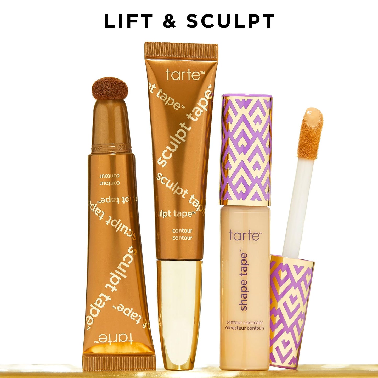 tarte sculpt tape contour – Lightweight Cream Bronzer with Shea Butter for Blendable, Buildable Contour & Natural Looking Sculpted Glow, Vegan & Cruelty-Free, travel size, espresso