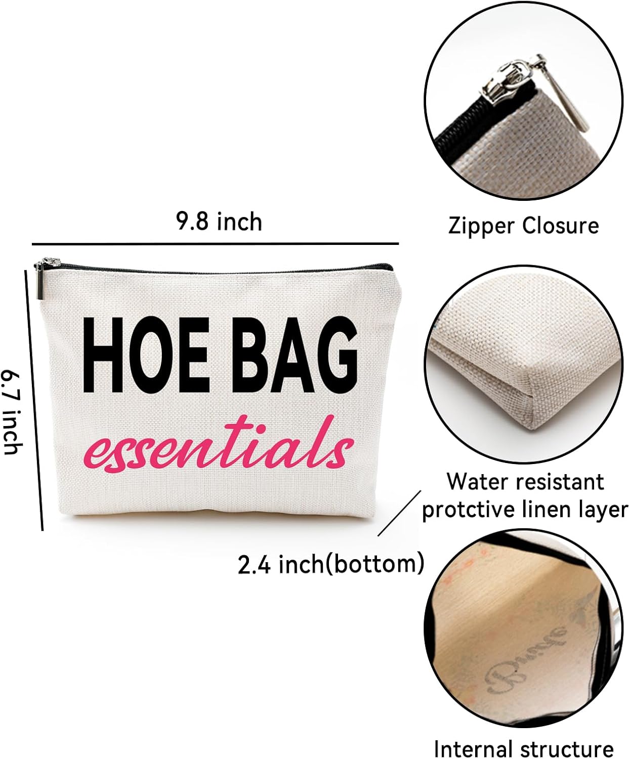 Funny Gift Pack for Women | Unique Makeup Travel Bag for Birthdays & Weekend Fun