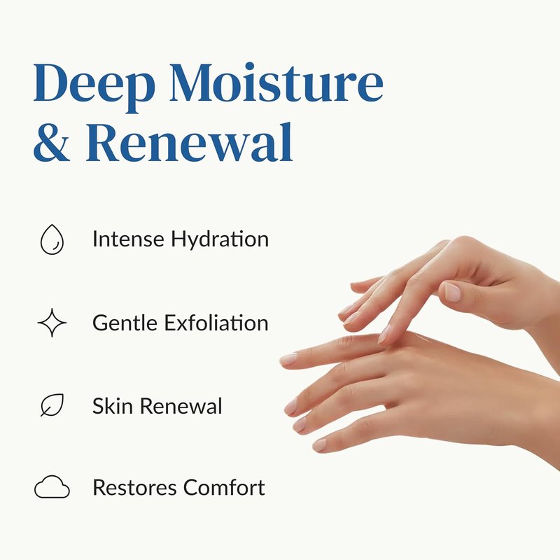 Intensive Repairing Hand Mask - Deep Moisturizing Gloves with Coconut Oil & Milk Extract | 6 Pairs for Soft, Smooth Skin