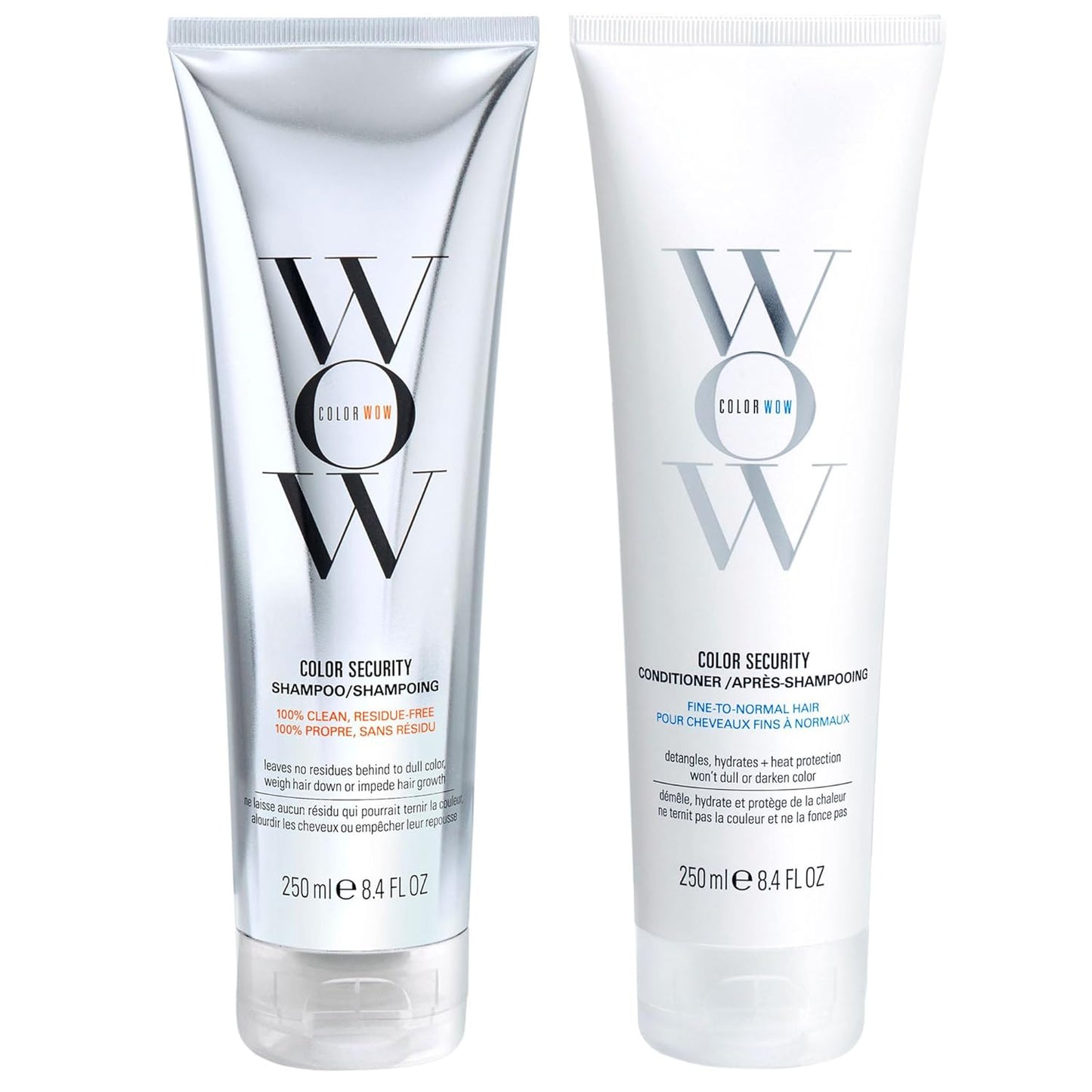 COLOR WOW Dream Clean Duo - Sulfate-Free Shampoo & Conditioner | Super Glossy, Hydrated Hair