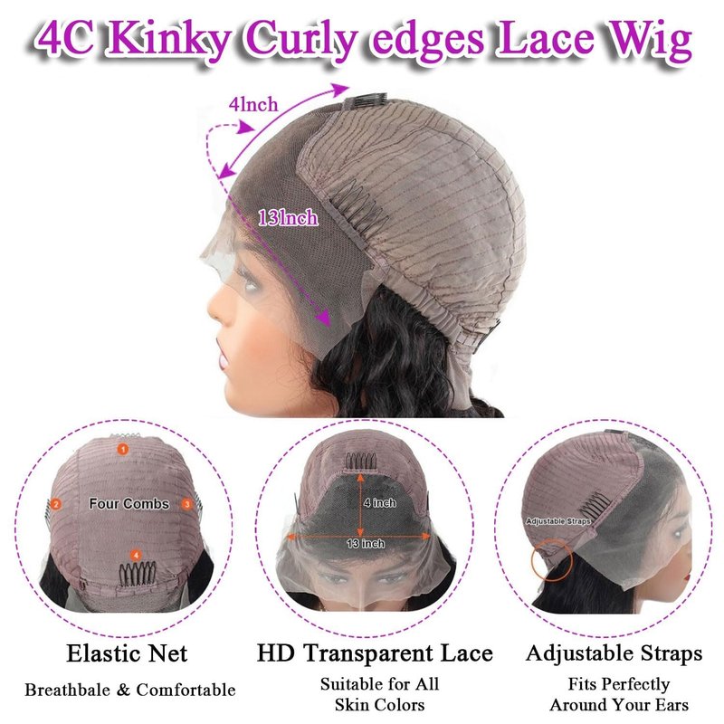 Uioxvn Glueless Wigs Human Hair Pre Plucked Pre CutLace Front Wigs for Black Women 180 Density WaterWave Bob wig Human Hair Curly wig (12 lnch)