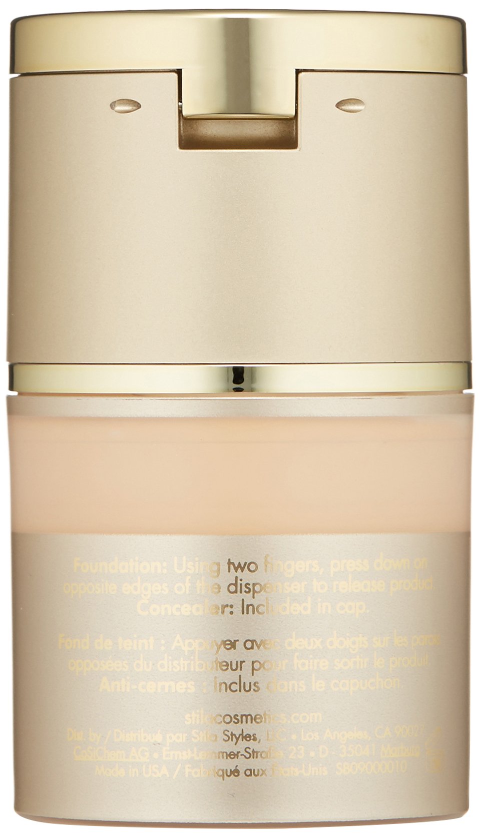 stila Stay All Day Foundation & Concealer, 01 Bare, 1 Count