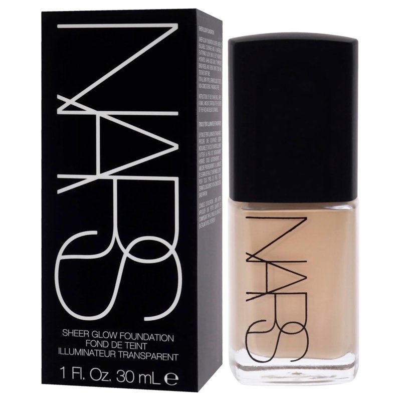 NARS Sheer Glow Foundation - L4.5 Vienna | Lightweight Liquid Foundation - 1 oz
