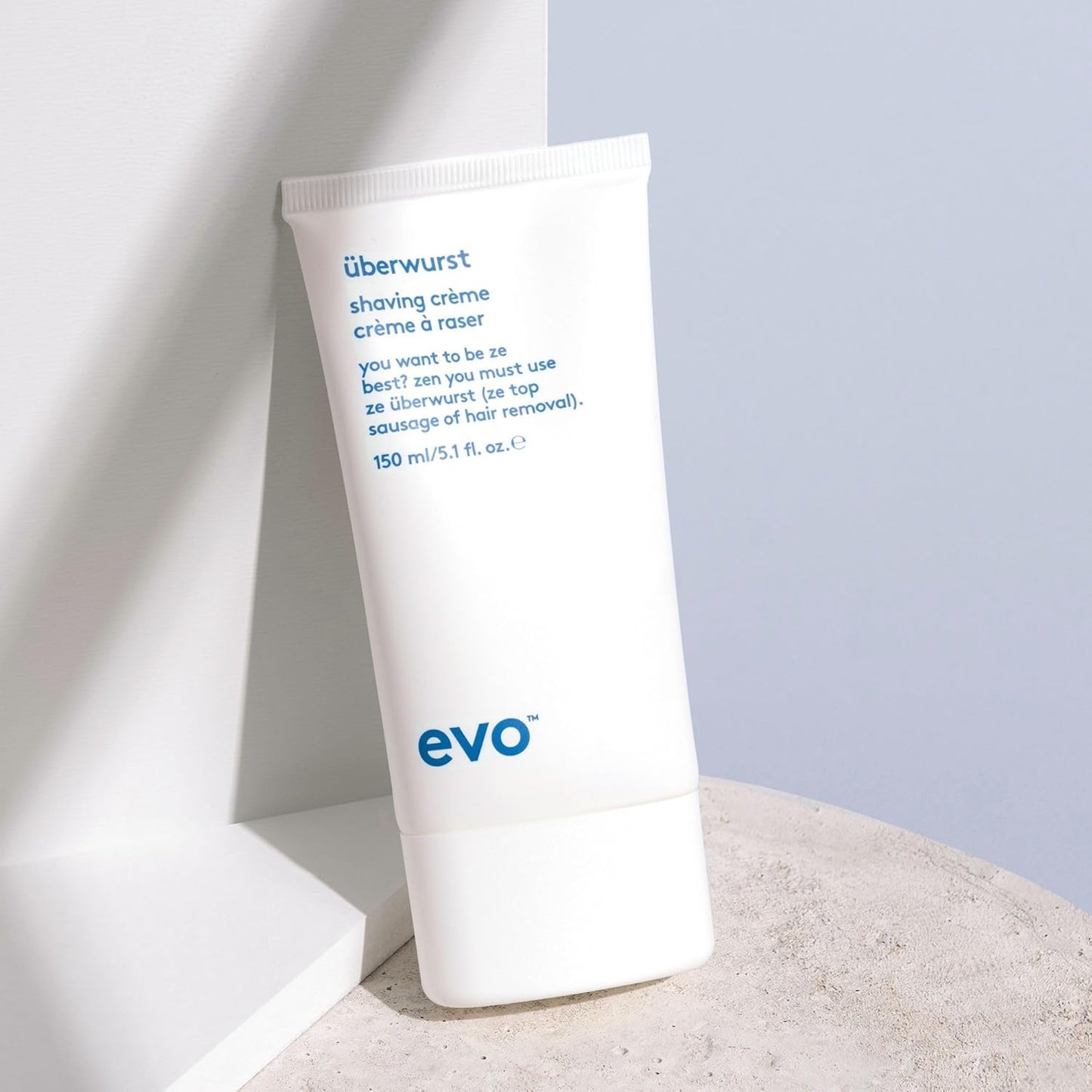 EVO Uberwurst Shaving Cream for Sensitive Skin - Moisturizing Formula Reduces Razor Burn | 5.1 fl oz