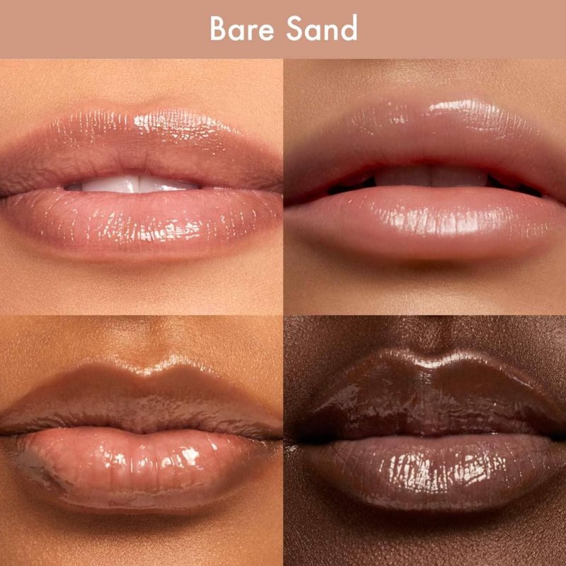 Dream Lip Oil | Hydrating Tinted Lip Gloss with Skincare Benefits - Non-Sticky Formula for Softness & Shine - Bare Sand (0.15 Oz)