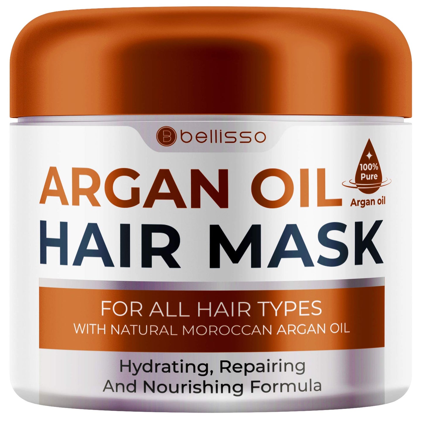 BELLISSO Moroccan Argan Shampoo, Conditioner Set and Hair Mask