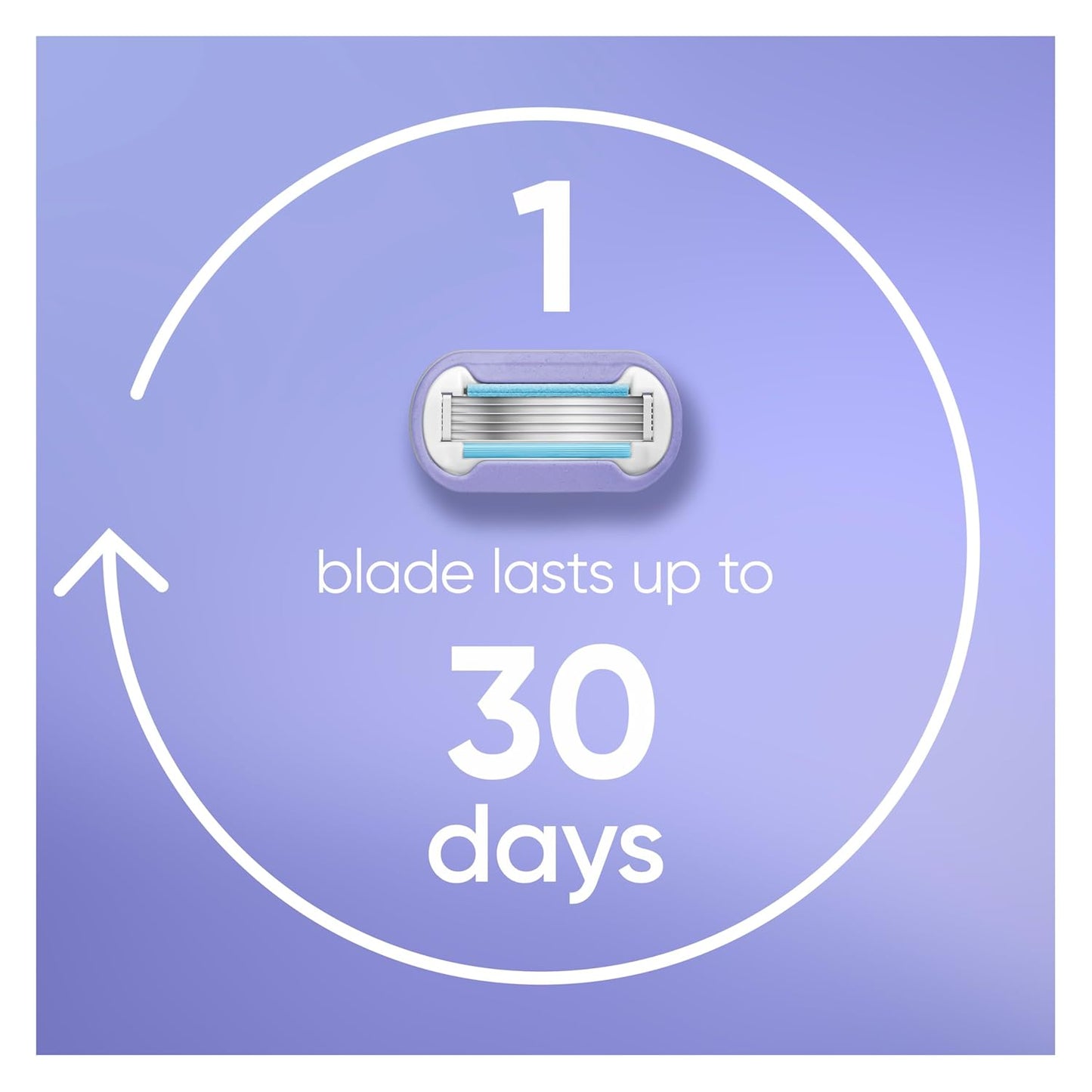 Gillette Venus Extra Smooth Women's Razor - 5-Blade Refill & Flexiball Handle | Includes Shower Holder